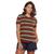 Toad & Co | Toad & Co Women's Empirical S/S Tee, 颜色Henna Wide Stripe