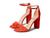 color Bright Poppy, Sam Edelman | Yaro Ankle Strap Sandal Heel