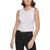 color White, Calvin Klein | Sleeveless Cropped Henley