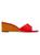 color BRIGHT RED, Kate Spade | Meena Canvas Wedge Sandals
