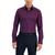 商品Alfani | Men's Slim Fit Stripe Dress Shirt, Created for Macy's颜色Purple