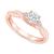 颜色: Rose Gold, Macy's | Diamond Twist Engagement Ring (1/2 ct. t.w.) in 14k White, Yellow or Rose Gold