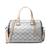 Michael Kors | Logo Medium Duffel Satchel, 颜色Silver