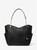 color BLACK, Michael Kors | Jet Set Large Saffiano Leather Shoulder Bag