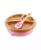 颜色: Magenta, Avanchy | Baby Boys and Girls Bamboo Plate and Spoon Set