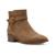 Anne Klein | Women's Charlton Buckle Detail Casual Booties, 颜色Brown Ms