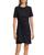 商品第1个颜色Black, Theory | Side Drape Mini Tee Dress