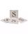 颜色: S, Thirstystone | Vintage Monogram 4-Pc. Coaster Set