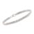 商品第1个颜色7 in, Ross-Simons | Ross-Simons Italian 14kt White Gold Cuban-Link Bracelet