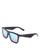 商品Dior | B27 S1I Geometric Sunglasses, 56mm颜色Black/Blue Mirrored Gradient
