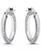 颜色: Silver, Giani Bernini | Cubic Zirconia Hoop Earrings (2 ct. t.w.) in 18K Gold Over Sterling Silver, Macy's Exclusive