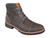 color Grey Faux Leather, Vance Co. | Manzo Ankle Boot