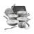 颜色: Gray Shimmer, Rachael Ray | Create Delicious Aluminum Nonstick Cookware Set, 13 Piece