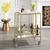 商品第3个颜色gold/white, Inspired Home | Inspired Home Kelsey Bar Cart