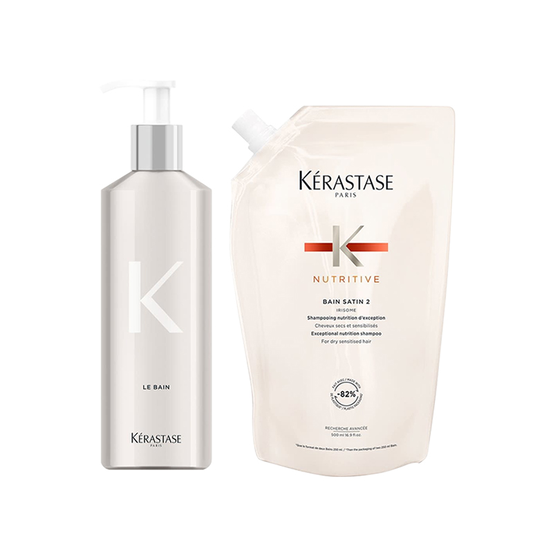 Kérastase | Kerastase卡诗 滋润护色洗发系列500ml, 颜色SATIN（铝瓶+补充装）