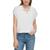 商品Calvin Klein | Women's Sleeveless Polo Vest Top颜色Porcelain