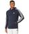 color Legend Ink/White, Adidas | Essentials Fleece 3-Stripes Pullover Hoodie