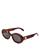商品Celine | Triomphe Oval Sunglasses, 52mm颜色Havana/Gray Solid