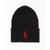 Ralph Lauren | Men's Big Pony Cuff Hat, 颜色Black