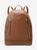 color LUGGAGE, Michael Kors | Brooklyn Large Pebbled Leather Backpack