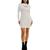 Planet Gold | Juniors' Studded Cutout Bodycon Sweater Dress, 颜色White