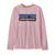 Patagonia | Patagonia Kids' Regenerative Organic Certified Cotton P-6 LS T-Shirt, 颜色Peaceful Pink