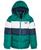 颜色: Collegiate, Reebok | Big Boys Colorblocked Fleece-Lined Full-Zip Hooded Puffer Jacket