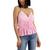 color Bonbon, Love, Fire | Juniors' Pleated Sleeveless Top