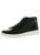 商品Kenneth Cole | Liam Mid Top Mens Leather Lace Up Casual and Fashion Sneakers颜色black