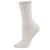 Memoi | Flat knit Cashmere Women's Crew Socks, 颜色Ivory
