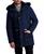 颜色: Navy, Karl Lagerfeld Paris | Paris Men's Parka with Sherpa Lined Hood Jacket