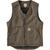 商品第2个颜色Driftwood, Carhartt | Carhartt Men's Washed Duck Sherpa-Lined Vest