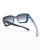 color TRANSPARENT BLUE, Salvatore Ferragamo | Rectangle Gancio Injection Plastic Sunglasses