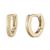 商品Givenchy | Extra-Small Huggie Hoop Earrings, 0.24"颜色Gold