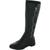商品Style & Co | Style & Co. Womens Olliee Faux Leather Wide Calf Knee-High Boots颜色Black Smooth