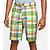 color WORN BLUE/ARCTIC ORANGE, NIKE | Nike Men's Dri-FIT UV Plaid Chino 10.5" Golf Shorts