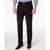 颜色: Black, Haggar | Men's ECLO Stria Classic Fit Pleated Hidden Expandable Waistband Dress Pants