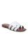 商品Sam Edelman | Women's Bay Slide Sandals颜色White Leather