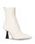 Michael Kors | Women's Clara Pointed Toe High Heel Booties, 颜色Light Cream