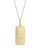 颜色: Sagittarius, Alberto Amati | 14K Yellow Gold Zodiac Dog Tag Pendant Necklace, 18"