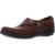 color Dark Tan Leather, Clarks | Clarks Women's Ashland Lane Q Leather Ortholite Slip On Casual Loafer