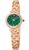Lola Rose | Lola Rose Dainty Watch for Women: Rose Gloden Watch, Genuine Stainless Steel Strap, Wrapped by Stylish Gift Box - Vintage Present for Small Wrists, 颜色Rose Gold/Malachite