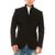 color Black, RON TOMSON | Men's Modern Casual Stand Collar Sports Jacket
