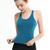 颜色: Blue, SheShow | Elastic Quick Dried Exercise Fitness Yoga Tank Top