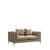 颜色: Brown, Chic Home Design | Emory Loveseat Velvet Upholstered Multi-Cushion Seat Loose Back Shelter Arm Design Silver Tone Metal Y-Legs, Modern Contemporary