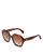 Rag & Bone | Square Sunglasses, 53mm, 颜色Brown/Brown Gradient