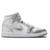 颜色: White/Silver, Jordan | Jordan Jordan 1 Mid SE - Women's