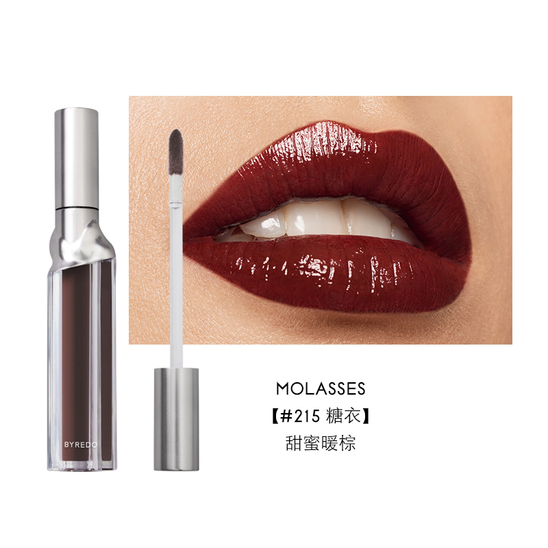 颜色: MOLASSES, BYREDO | 百瑞德全系列漆光持色液体唇釉4ml 