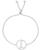 颜色: L, Macy's | Diamond Accent Initial Bolo Bracelet in Silver-Plate