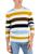 Club Room | Mens Merino Wool Blend Striped Pullover Sweater, 颜色bright white